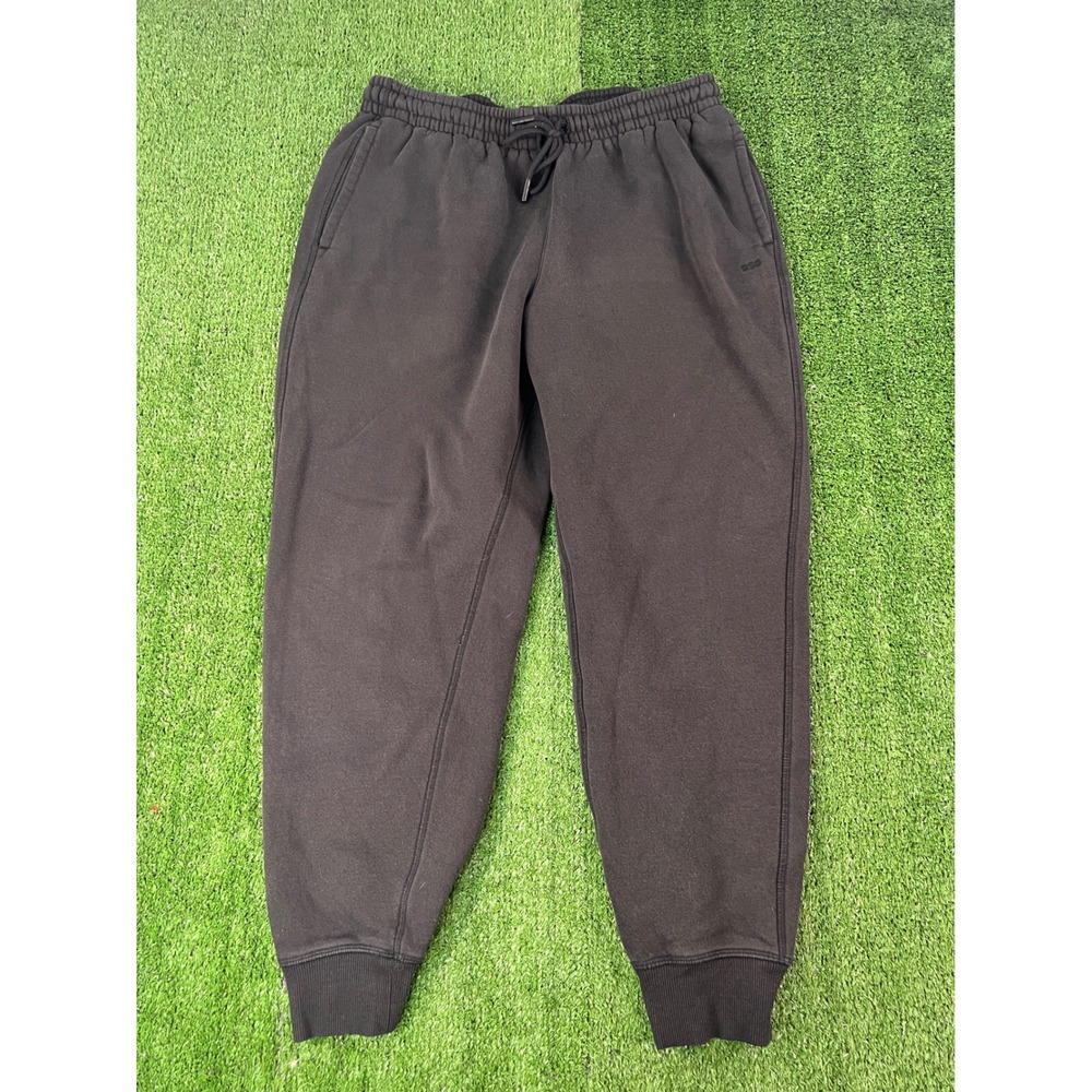 DSG Mens Fleece Joggers Dark Gray Elastic Drawstring Sweatpants Size L RN 104141